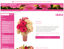 Tablet Screenshot of jabezfloristry.com